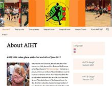 Tablet Screenshot of aiht.voc-handbal.nl